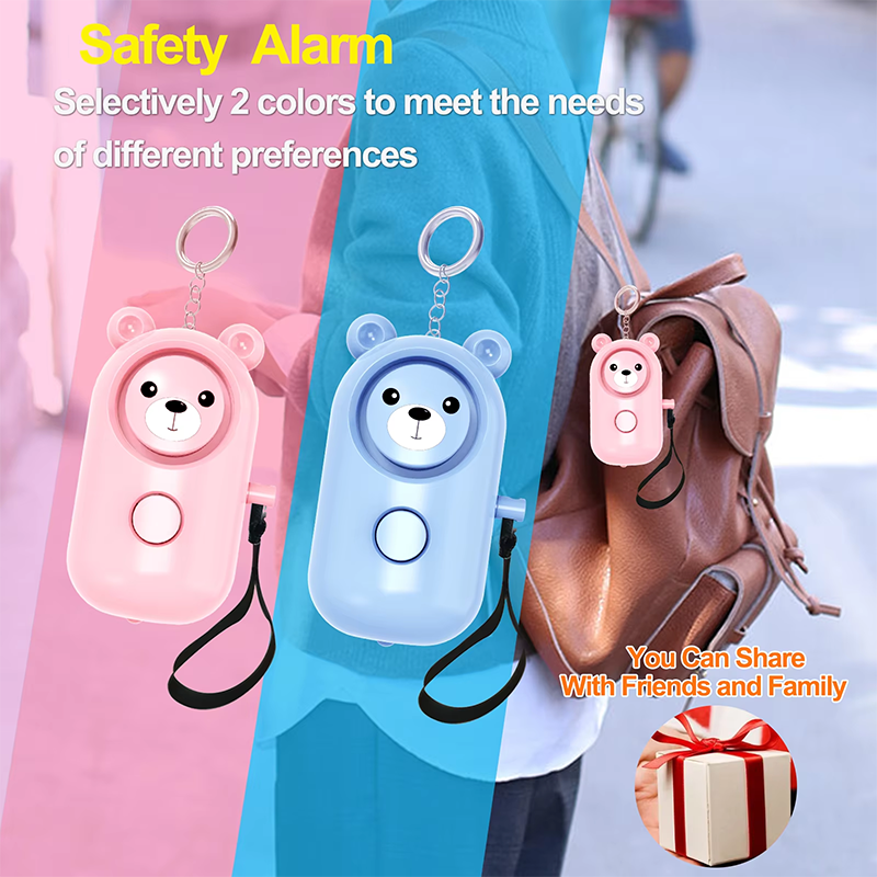 Personal Alarm Keychain - Громкая сигнализация для самообороны 130 дБ,