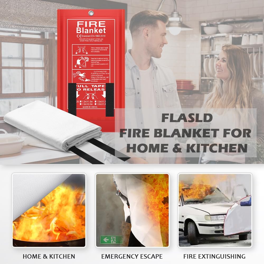 Fire Blanket Kitchen - TANAN 2026 Новейшее аварийное противопожарное одеяло,