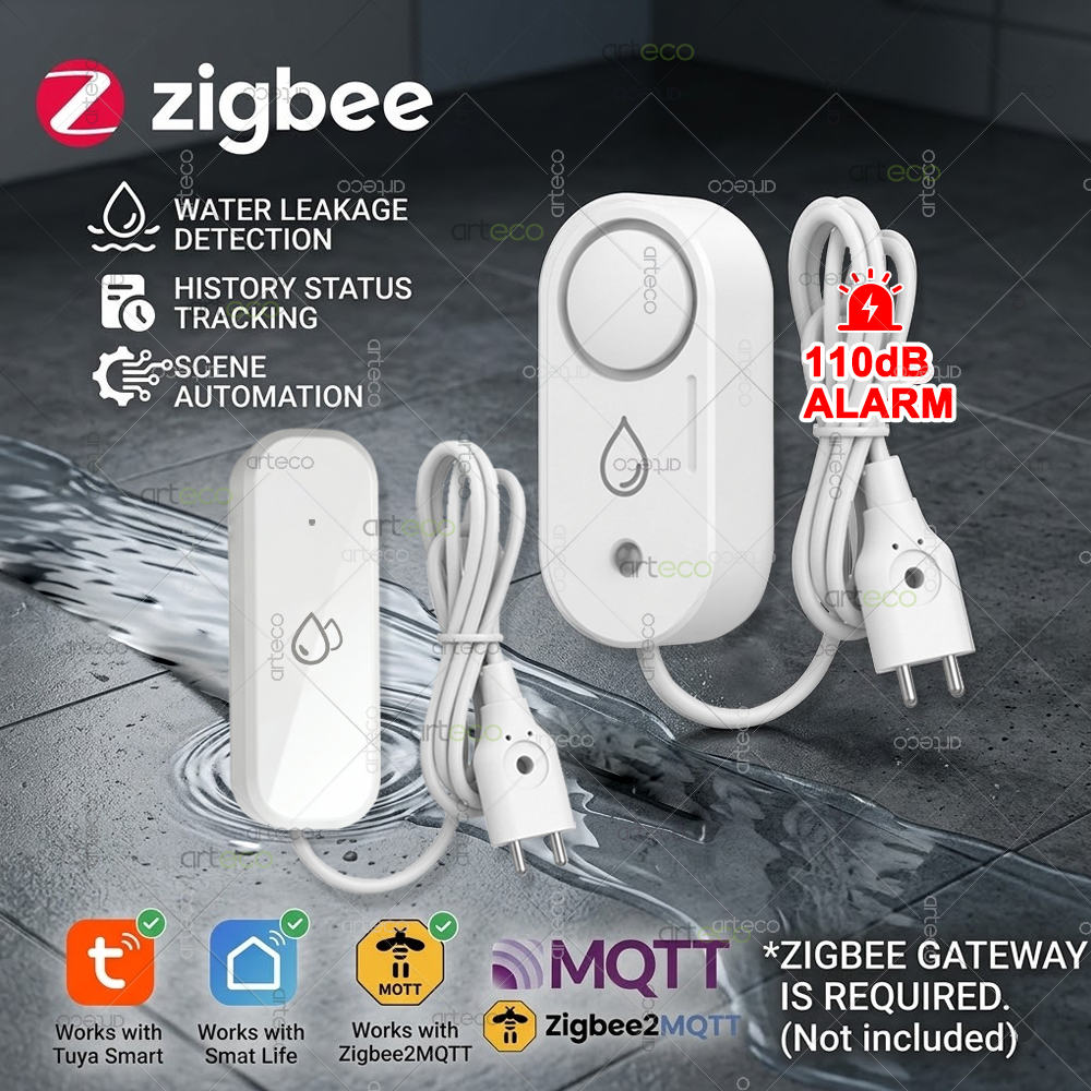 Water Alarm Sensor - Датчик протечки воды Zigbee с сиреной