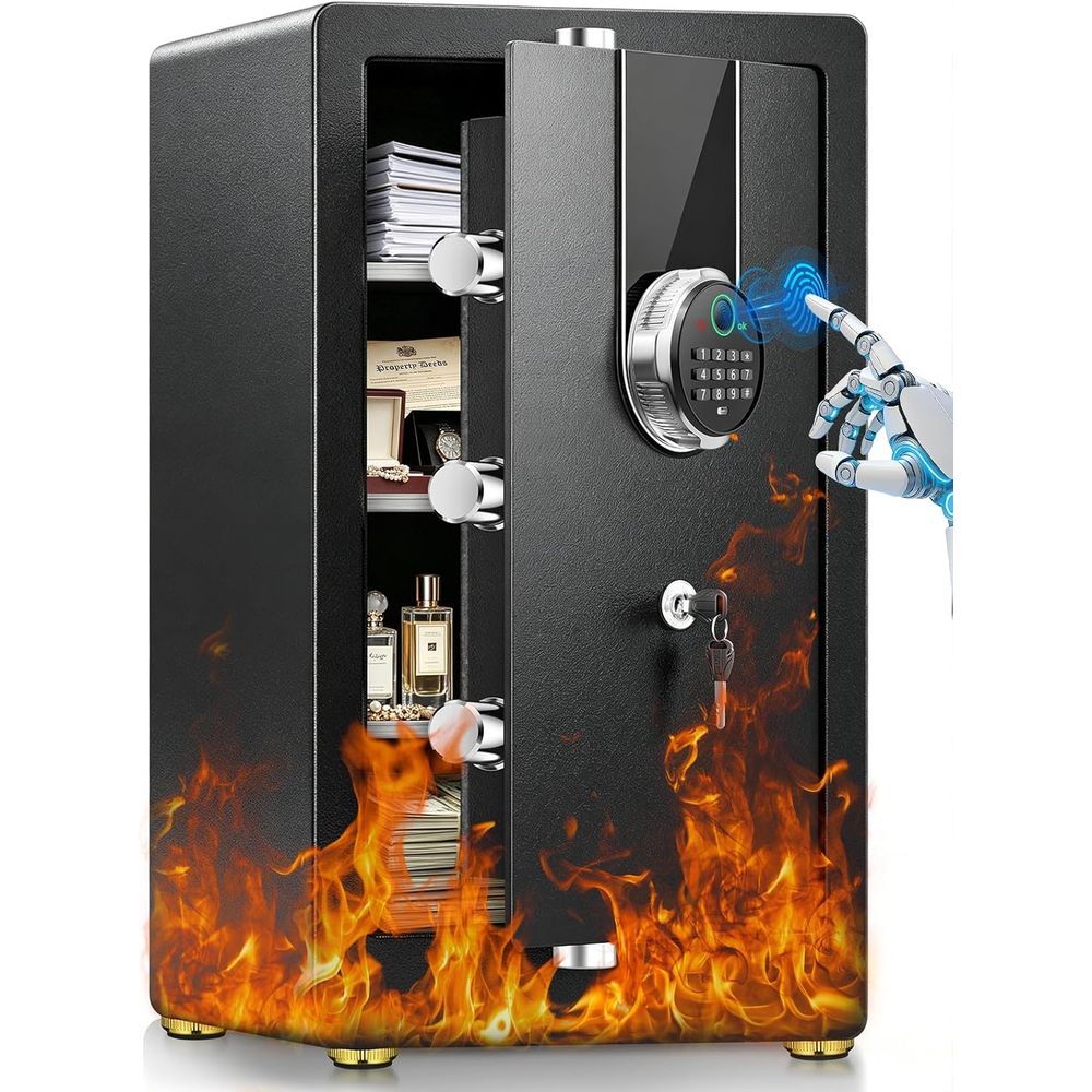 Fire Safe Document - Большой биометрический сейф с защитой от
