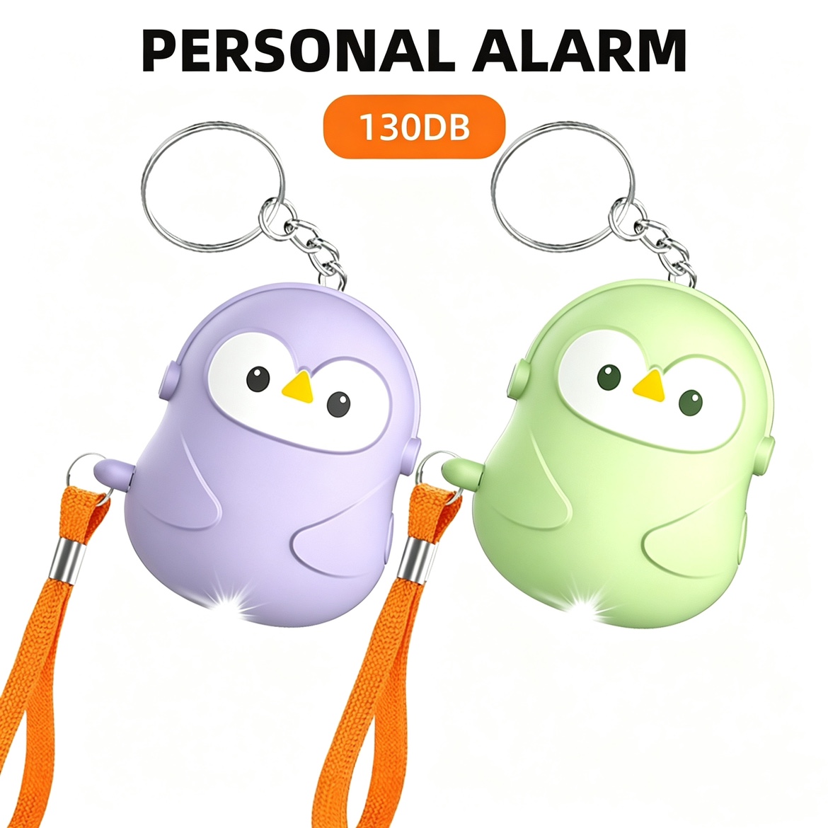 Personal Alarm Keychain - Персональная сигнализация для самообороны, 5 шт.,