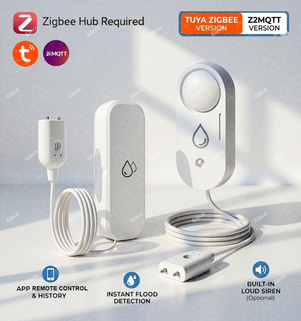 Water Alarm Sensor - Датчик протечки воды Zigbee, детектор затоплений