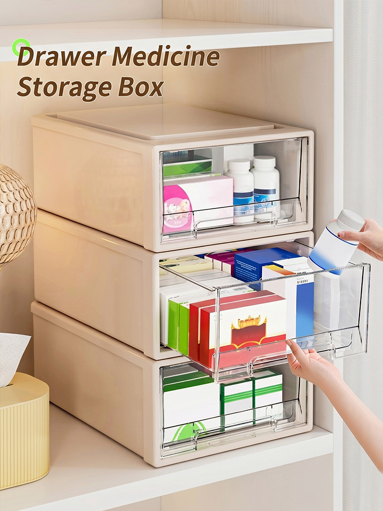 Medicine Cabinet Lock - Органайзер для лекарств большой вместимости, портативный
