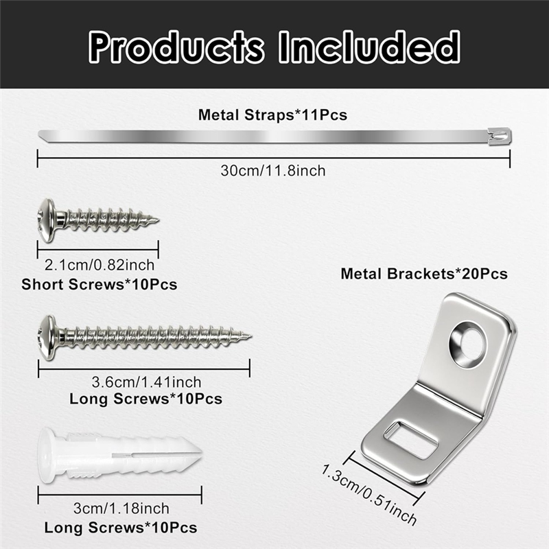 Earthquake Anchor Strap - ABMS-для детской мебели, настенные анкеры, 10