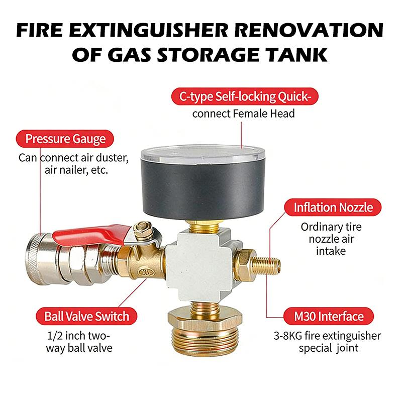 Fire Extinguisher Small - Комплект для преобразования давления воздухозаборного насоса