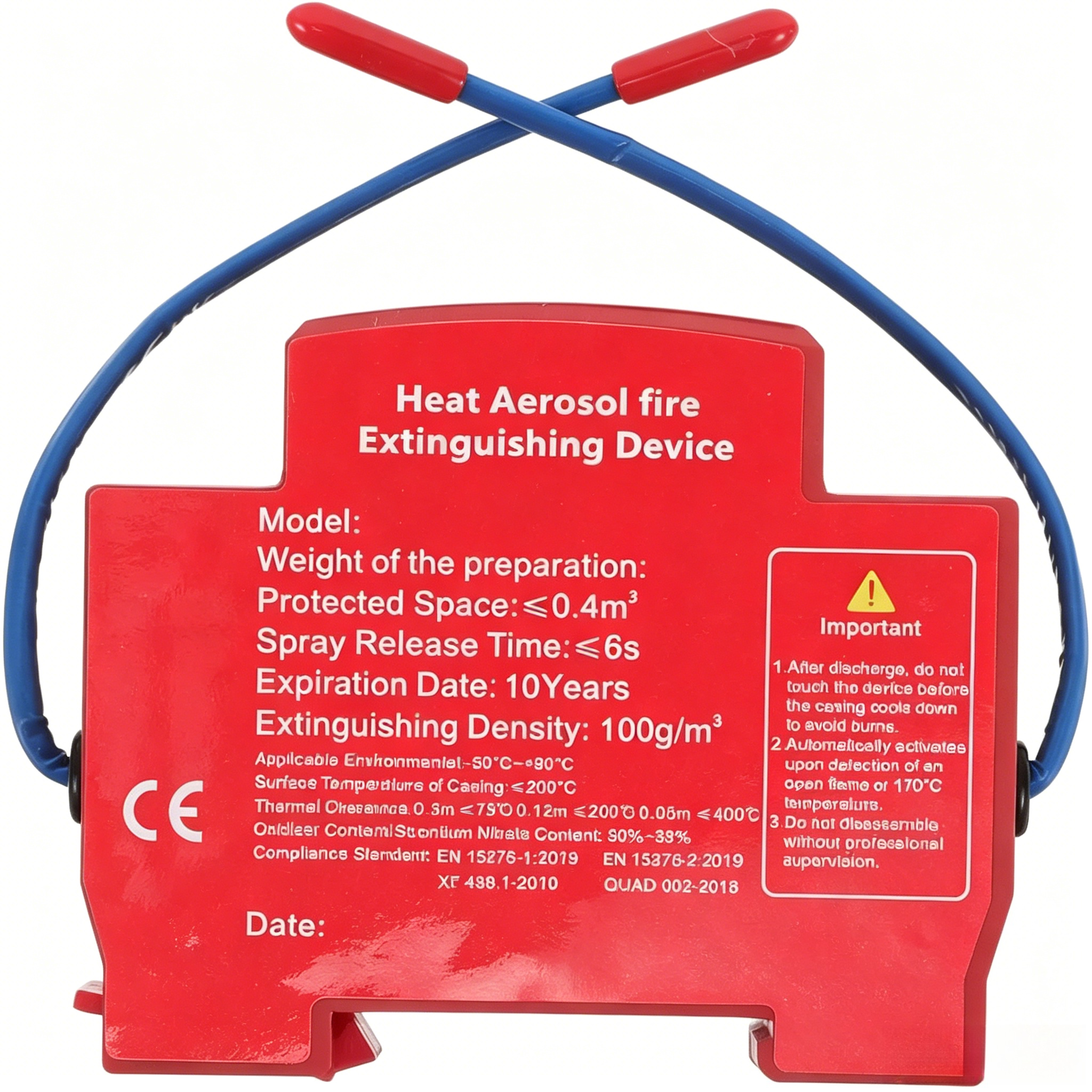 Fire Extinguisher Small - Миниатюрная система пожаротушения аэрозольным огнетушителем, автоматическое