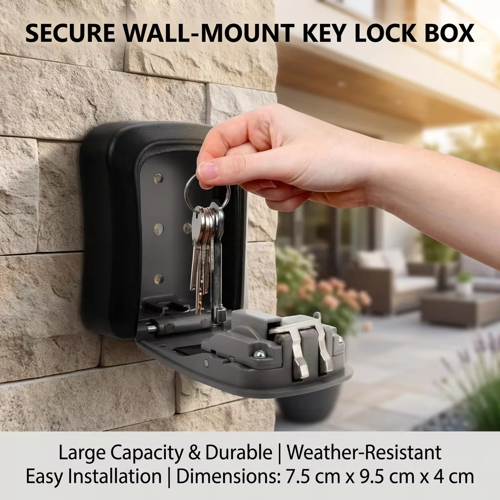 Lockbox Key Secure - Настенный сейф для ключей с 4-значным