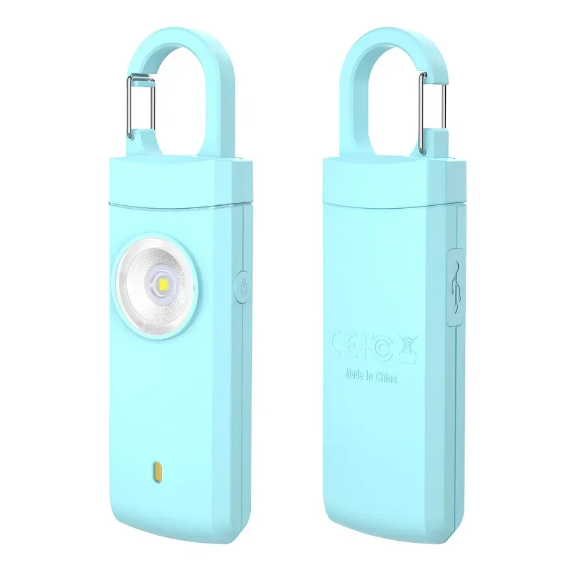 Personal Alarm Keychain - Светодиодный фонарик для самообороны, USB перезаряжаемый