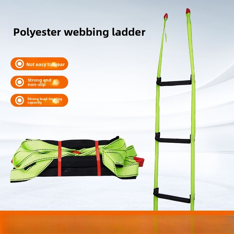 Fire Escape Ladder - 10-метровая пожарная веревочная лестница для эвакуации,
