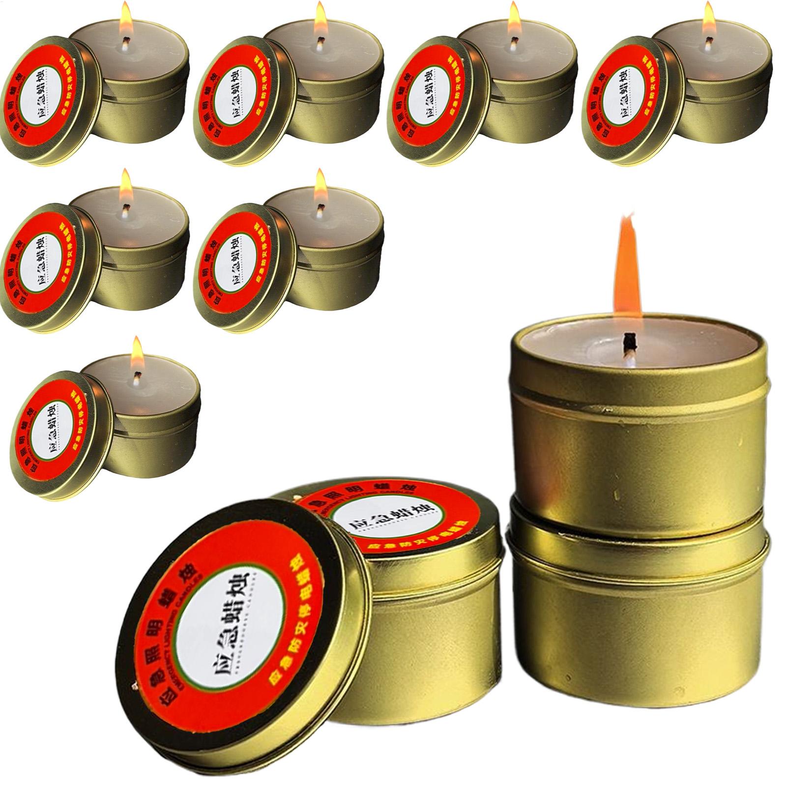Power Outage Light - Долговечные аварийные свечи, 10 шт., без