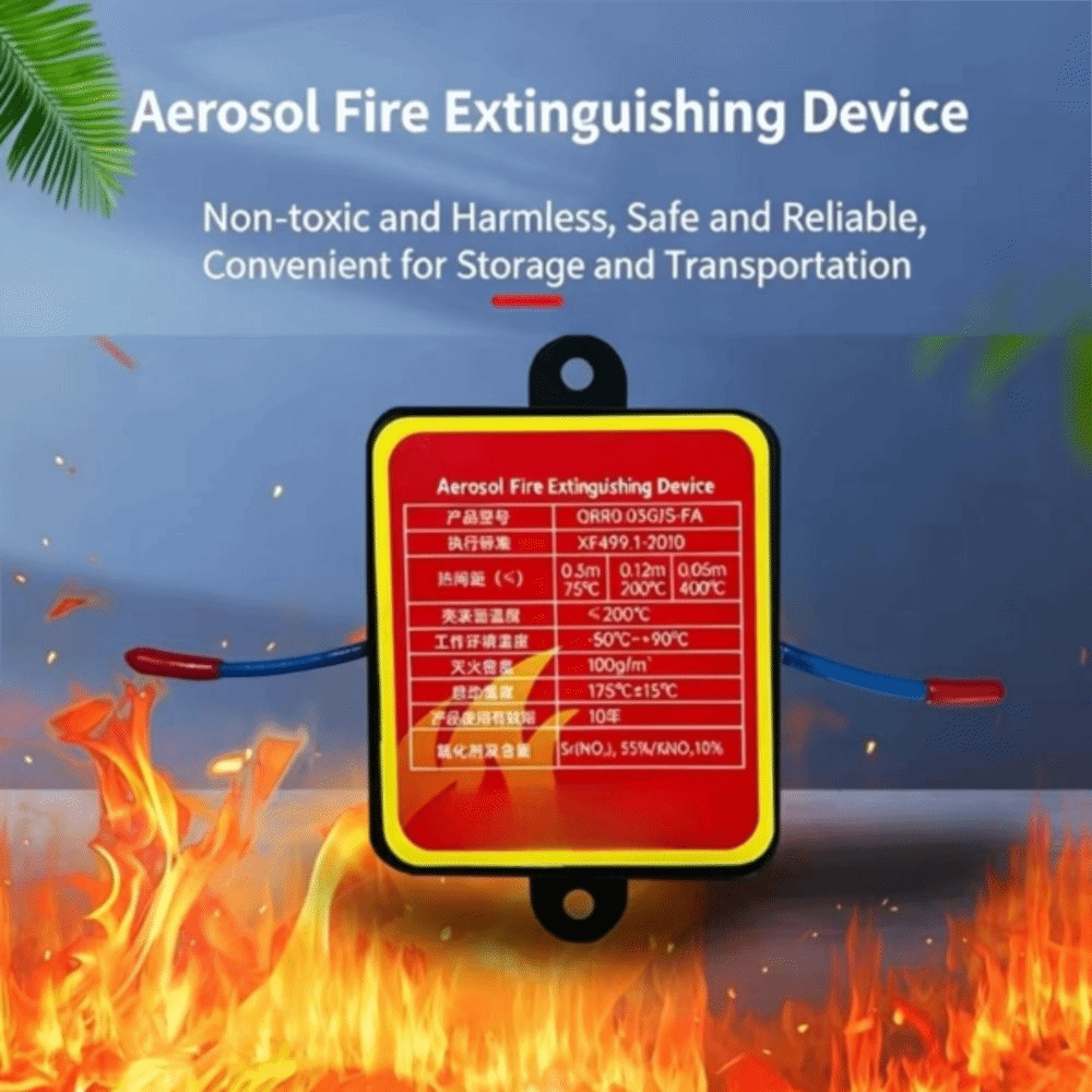 Fire Extinguisher Small - Устройство пожаротушения с двухлинейной конструкцией, огнезащитное,