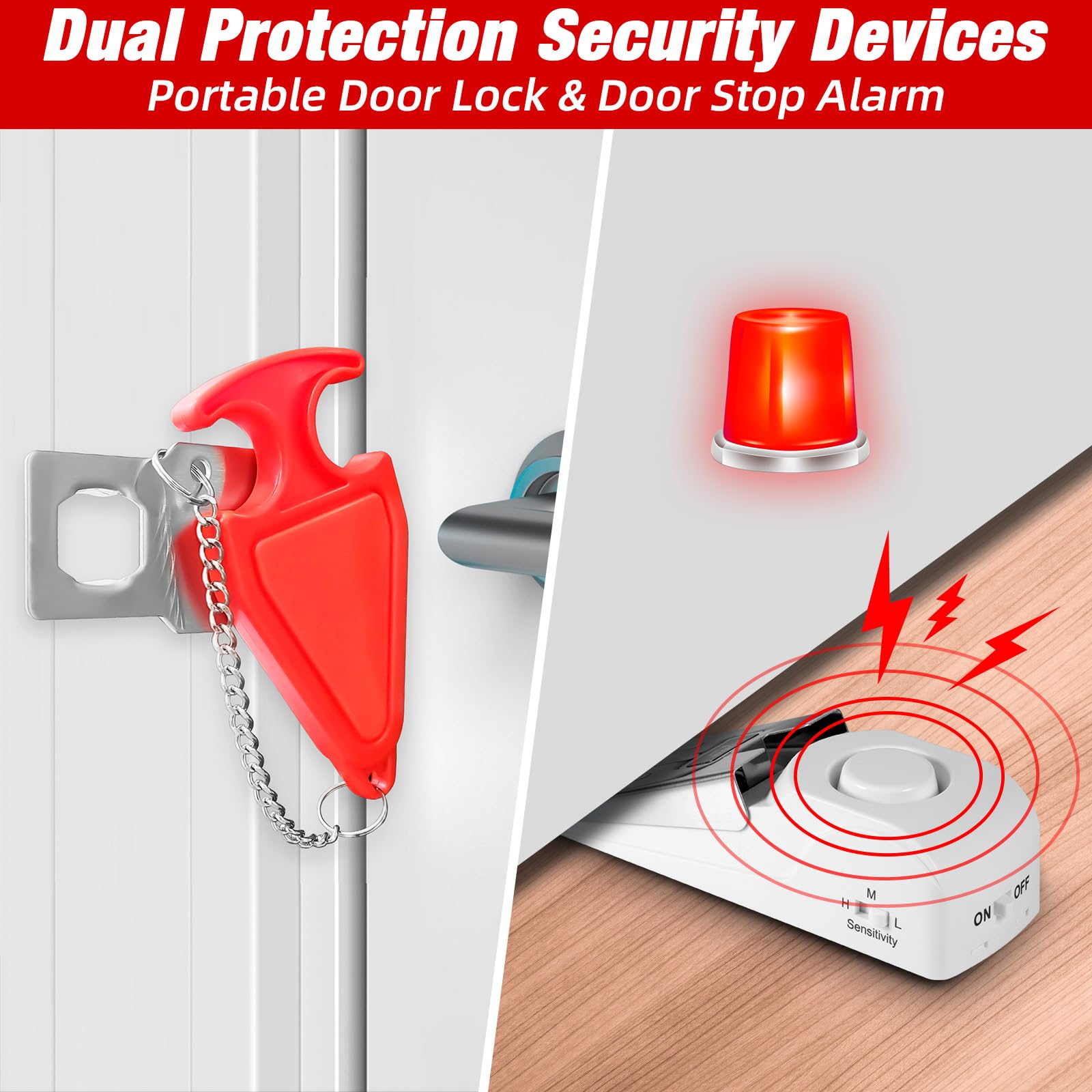 Портативная дверная сигнализац – обзор и цена Door Stop Alarm