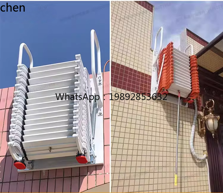 Телескопическая лестница ABB д – обзор и цена Fire Escape Ladder