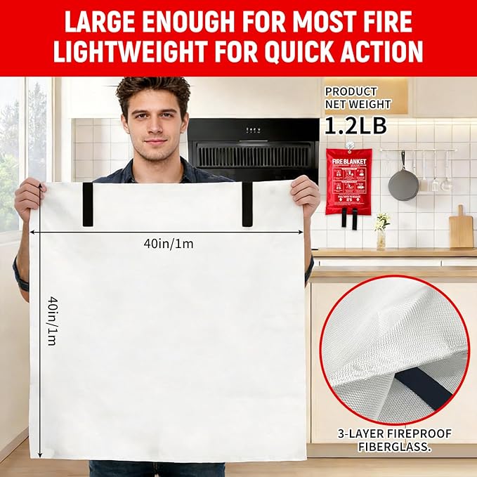 TANAN 2026 Новейшее аварийное  – обзор и цена Fire Blanket Kitchen