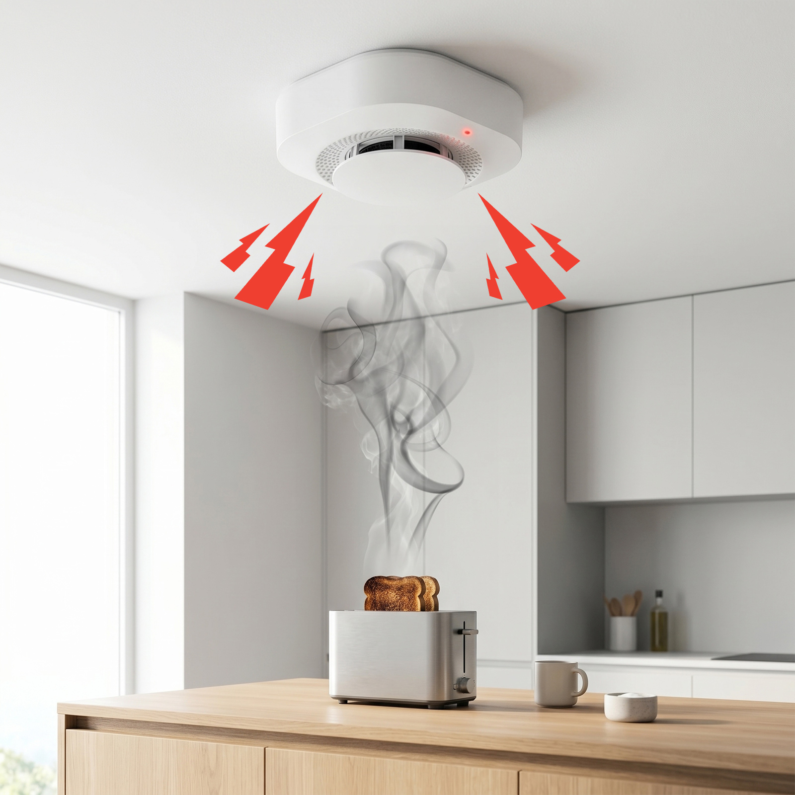Детектор дыма Tuya Zigbee 4 /  – обзор и цена Smoke Detector Interconnected