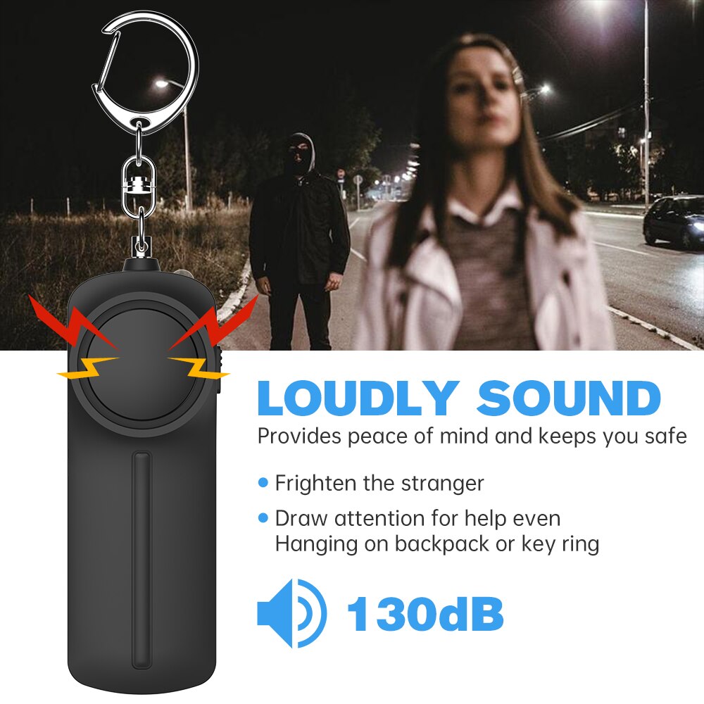 Osobisty alarm bezpieczeństwa  – обзор и цена Personal Alarm Keychain