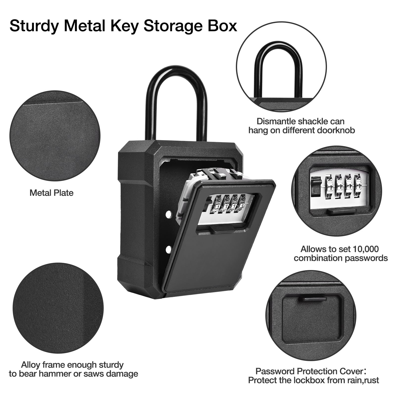 Настенный замок для ключей из  – обзор и цена Lockbox Key Secure