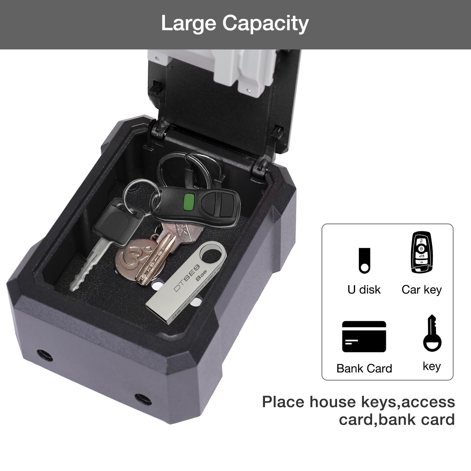 Настенный замок для ключей из  – обзор и цена Lockbox Key Secure