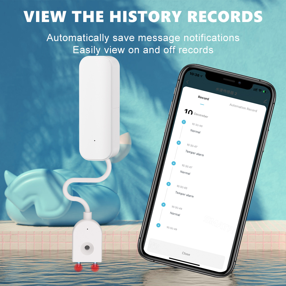 Датчик уровня воды Wi-Fi/Zigbe – обзор и цена Water Alarm Sensor