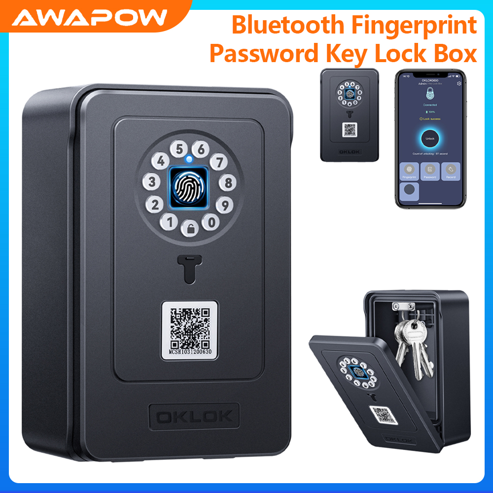 Awapow Bluetooth-бокс для хран – обзор и цена Lockbox Key Secure