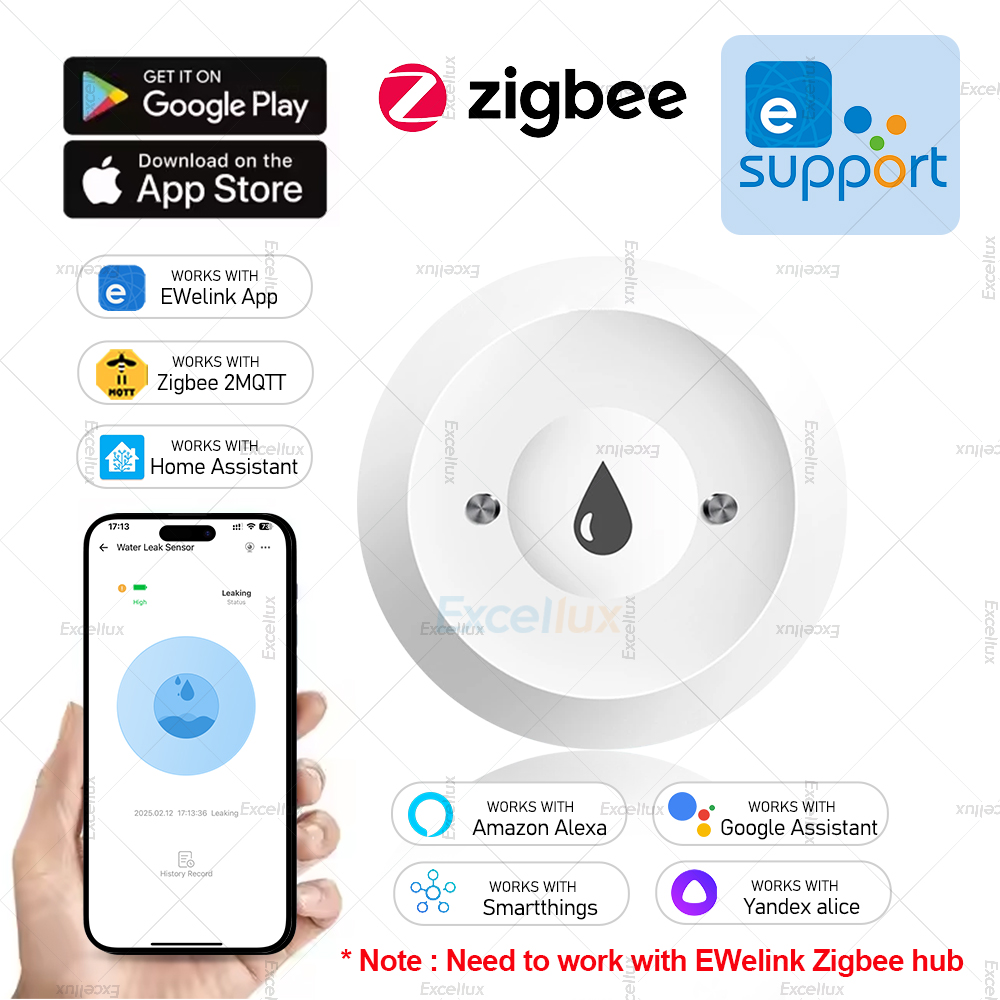Ewelink Zigbee 3,0 датчик воды – обзор и цена Water Alarm Sensor