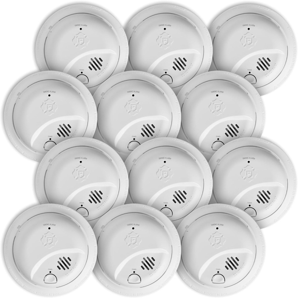 Комплект из 12 взаимосвязанных – обзор и цена Smoke Detector Interconnected