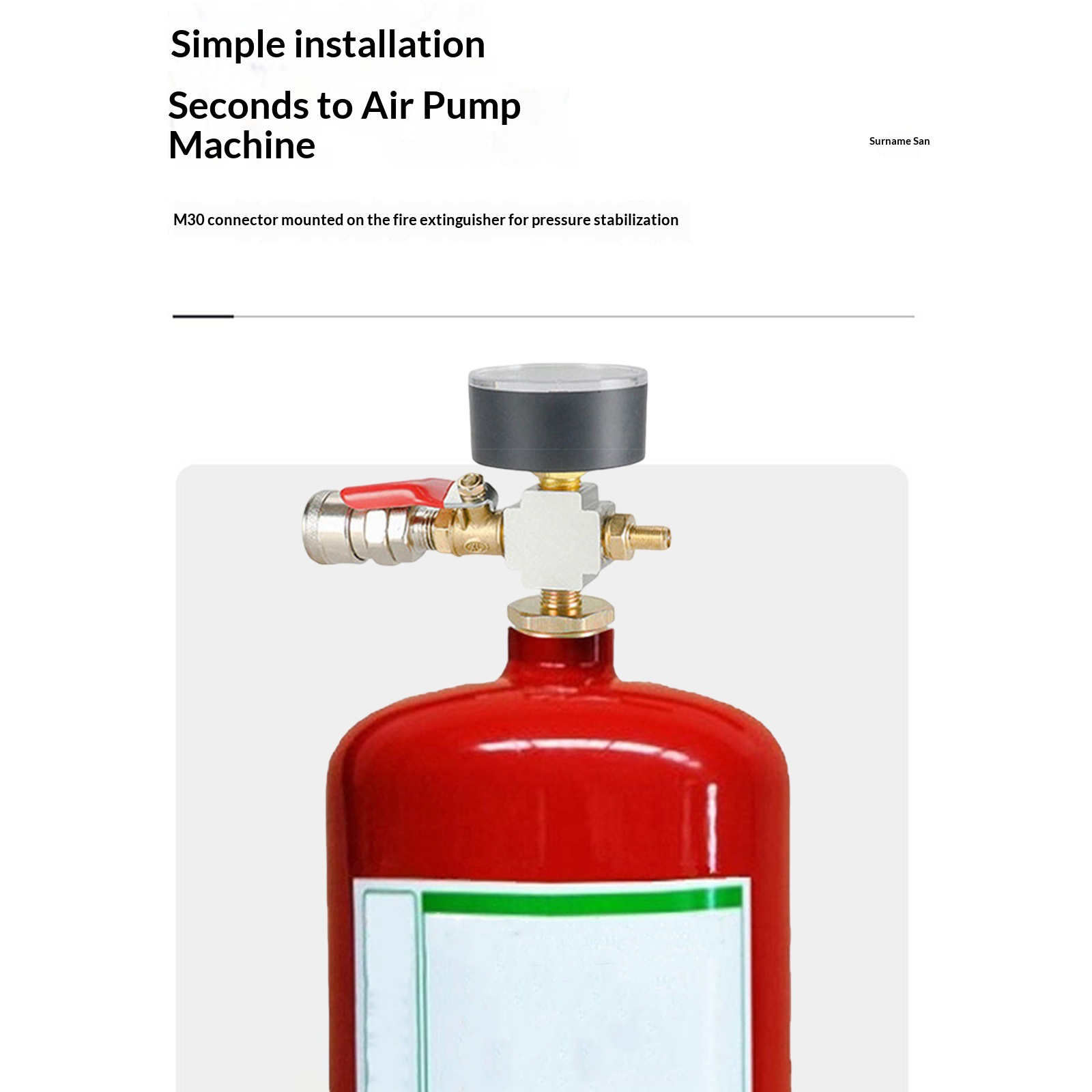Адаптер для малых воздушных ба – обзор и цена Fire Extinguisher Small