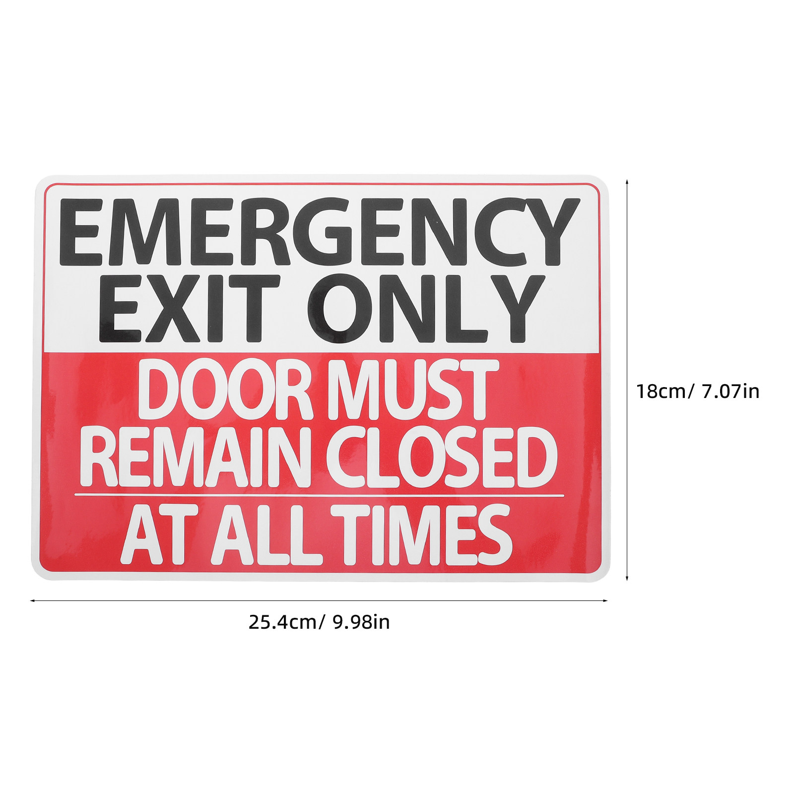 Набор из 6 наклеек для знаков  – обзор и цена Emergency Exit Sign
