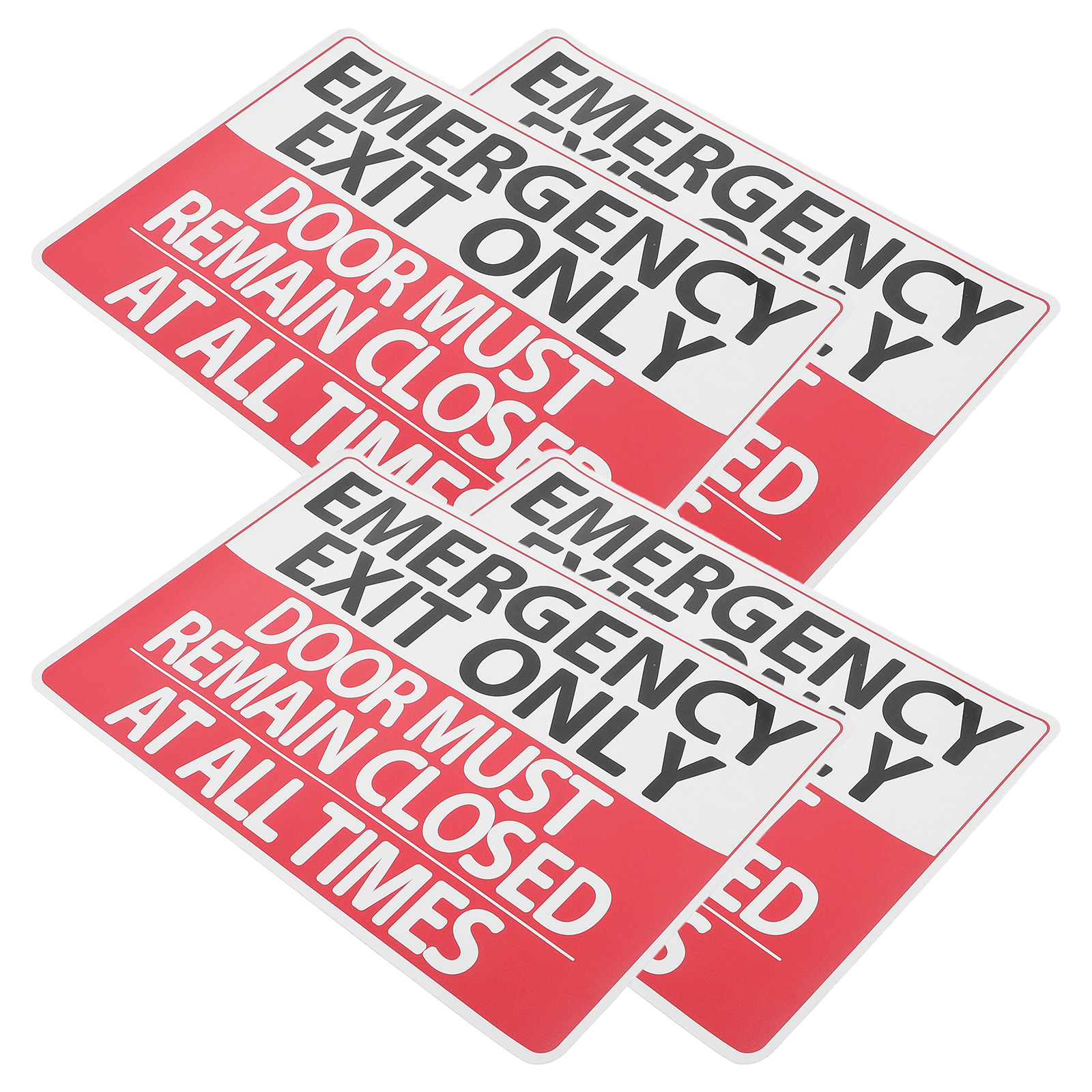 Набор из 6 наклеек для знаков  – обзор и цена Emergency Exit Sign