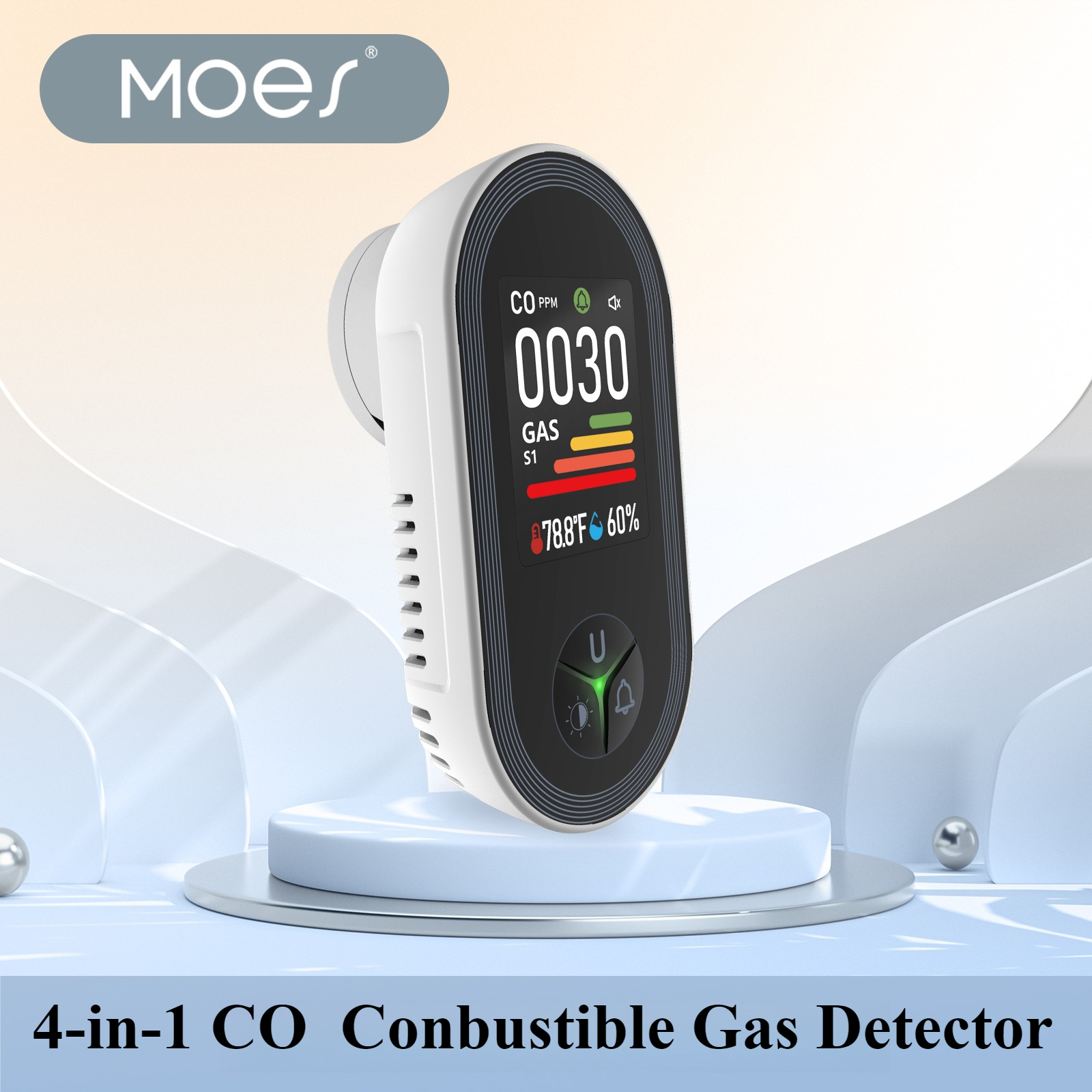 Подключаемый детектор газа MOE – обзор и цена Co Detector Plug
