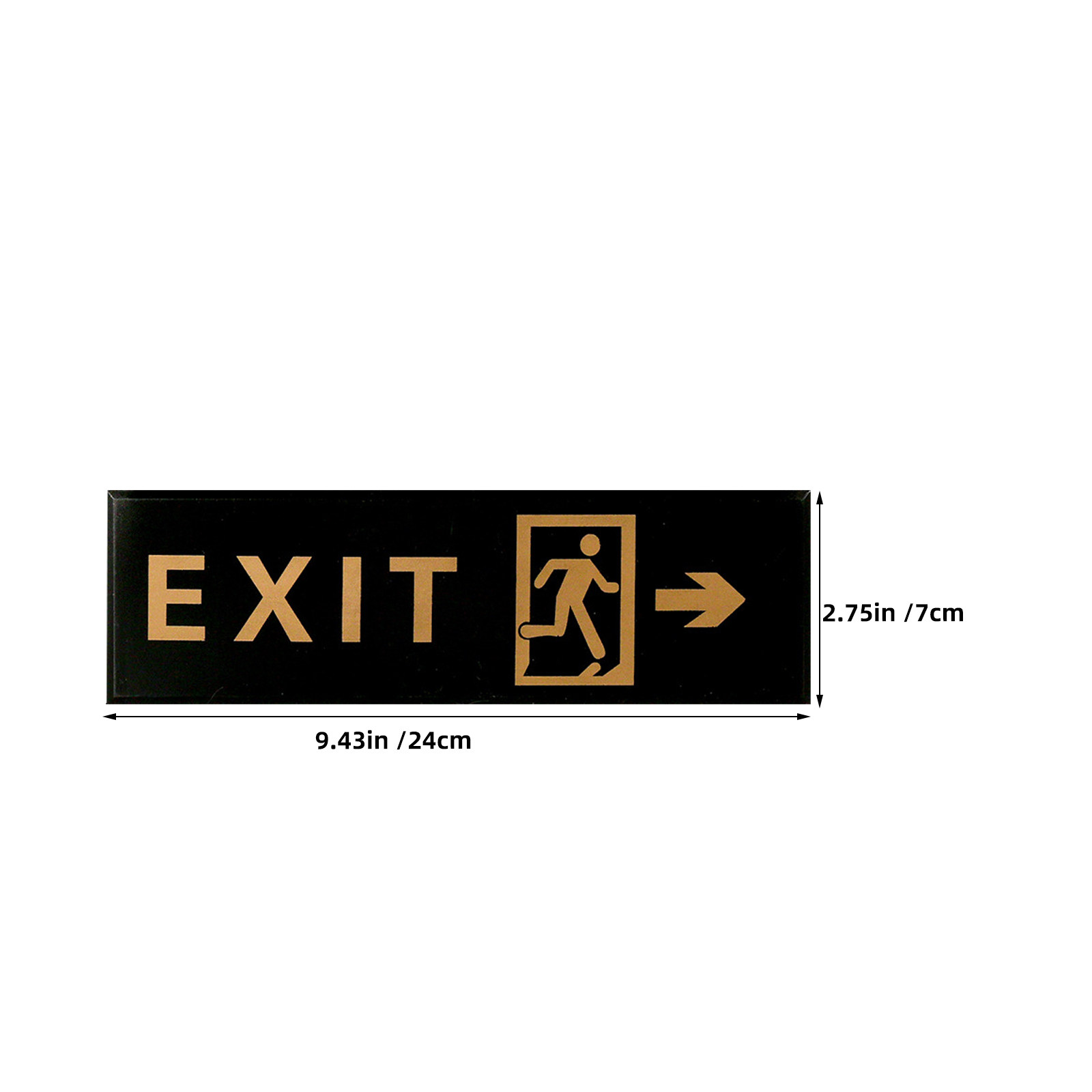 5 шт. акриловых самоклеящихся  – обзор и цена Emergency Exit Sign
