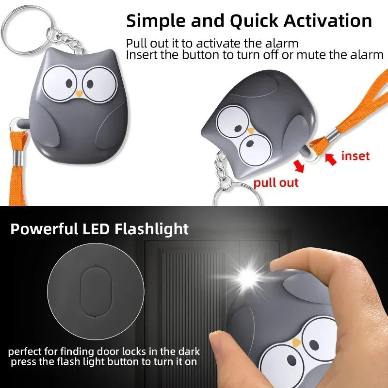 Личная сигнализация самооборон – обзор и цена Personal Alarm Keychain