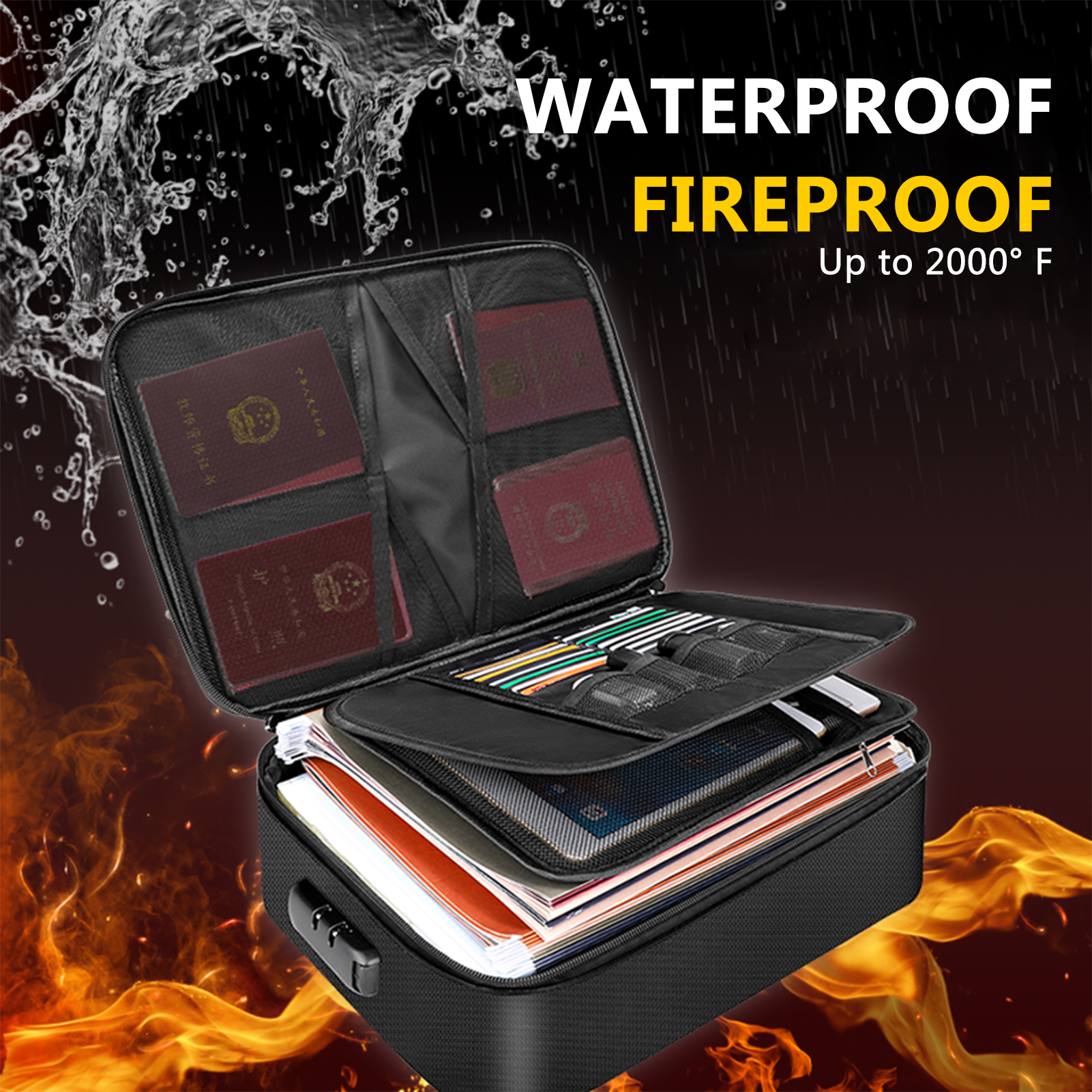 Огнестойкая сумка для документ – обзор и цена Fire Safe Document