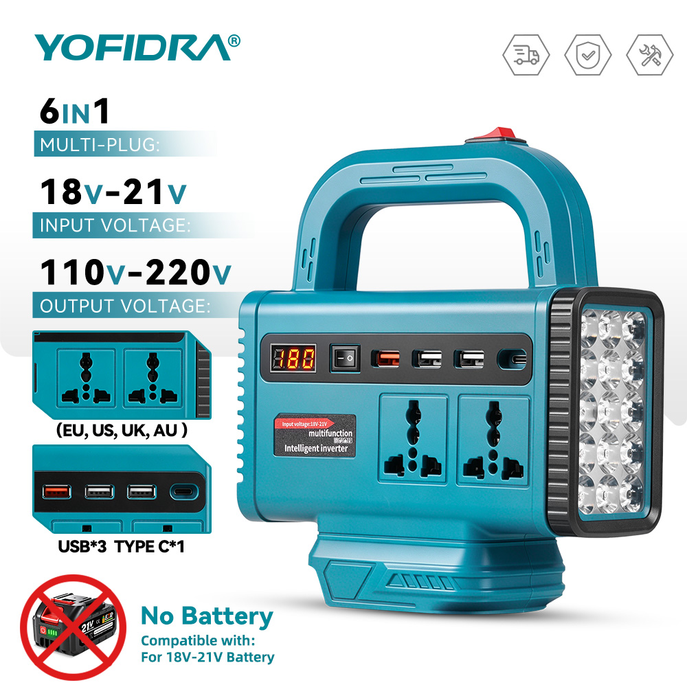 Портативный инвертор YOFIDRA 2 – обзор и цена Power Outage Light