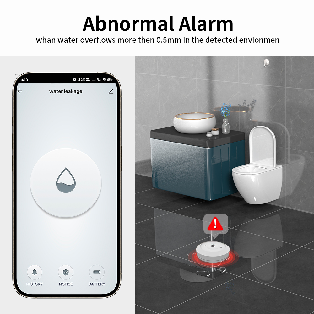 Датчик обнаружения воды TNCE Z – обзор и цена Water Alarm Sensor