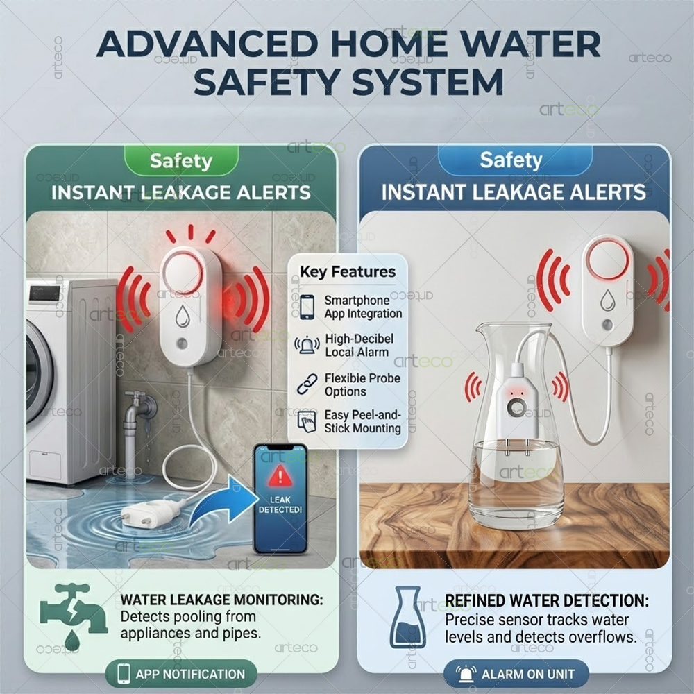 Детектор утечки воды Zigbee, д – обзор и цена Water Alarm Sensor