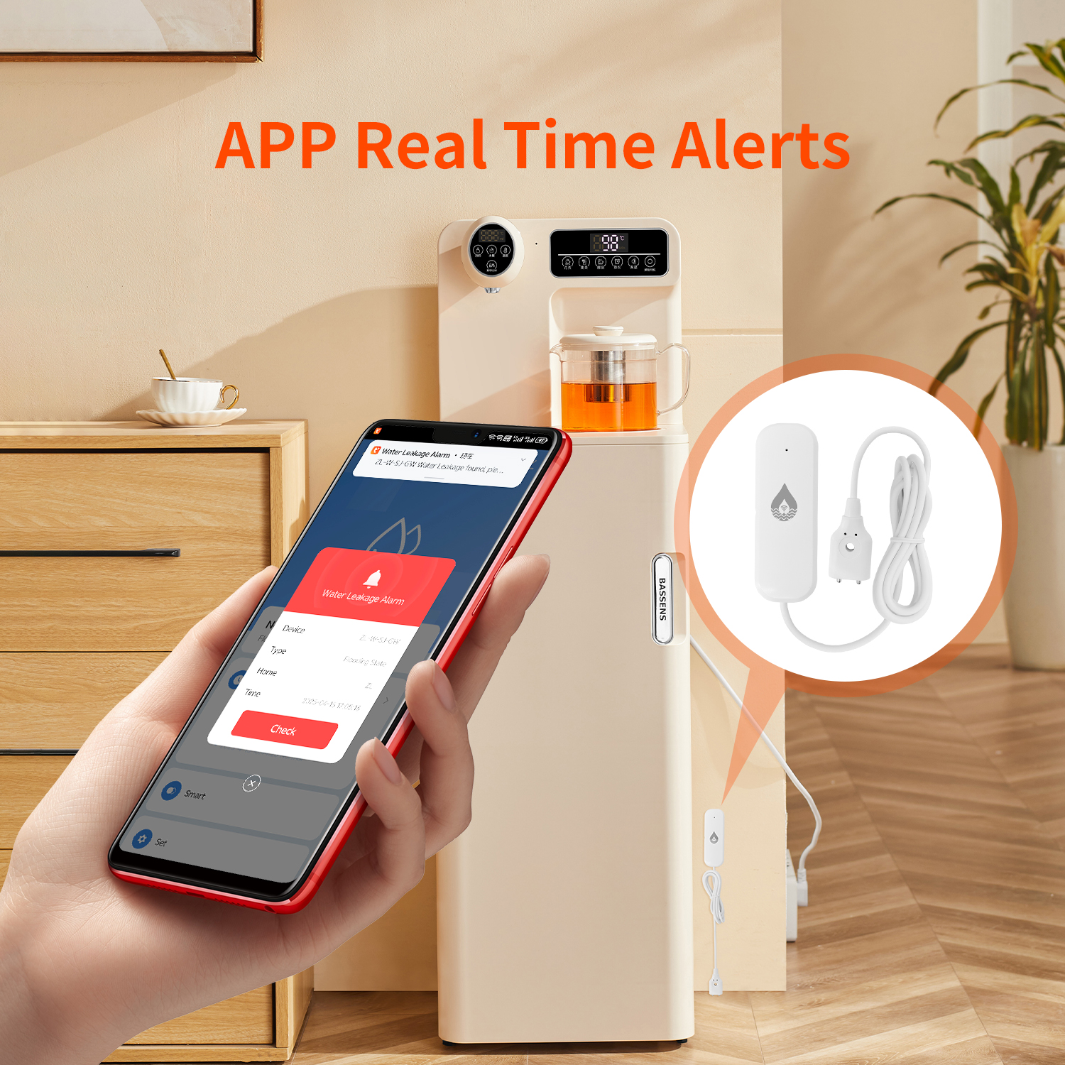 Датчик протечки воды YFK Tuya  – обзор и цена Water Alarm Sensor