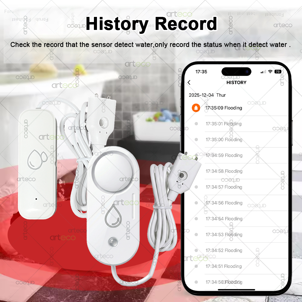 Датчик протечки воды Zigbee, с – обзор и цена Water Alarm Sensor