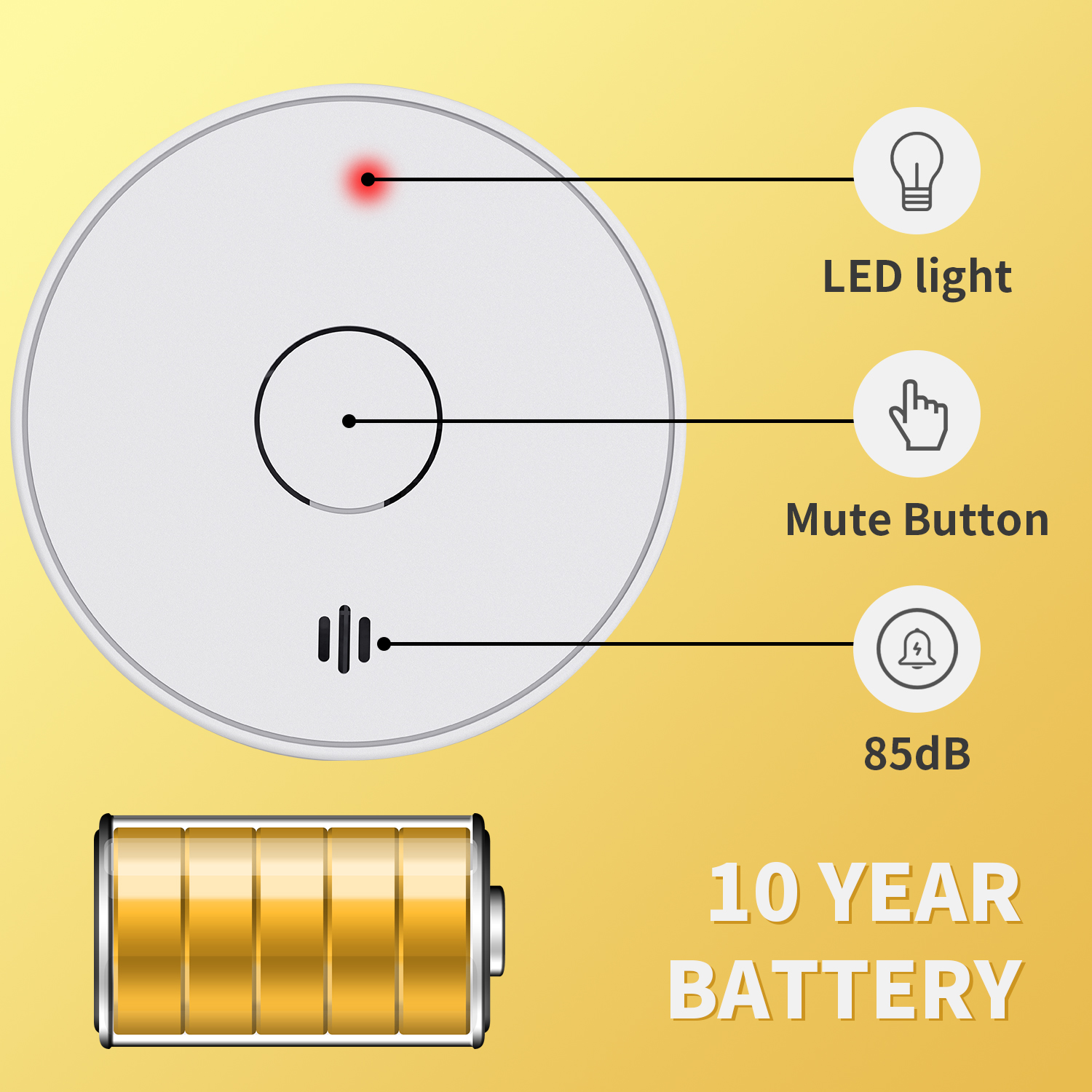 Автономная сигнализация дыма V – обзор и цена Smoke Detector Interconnected