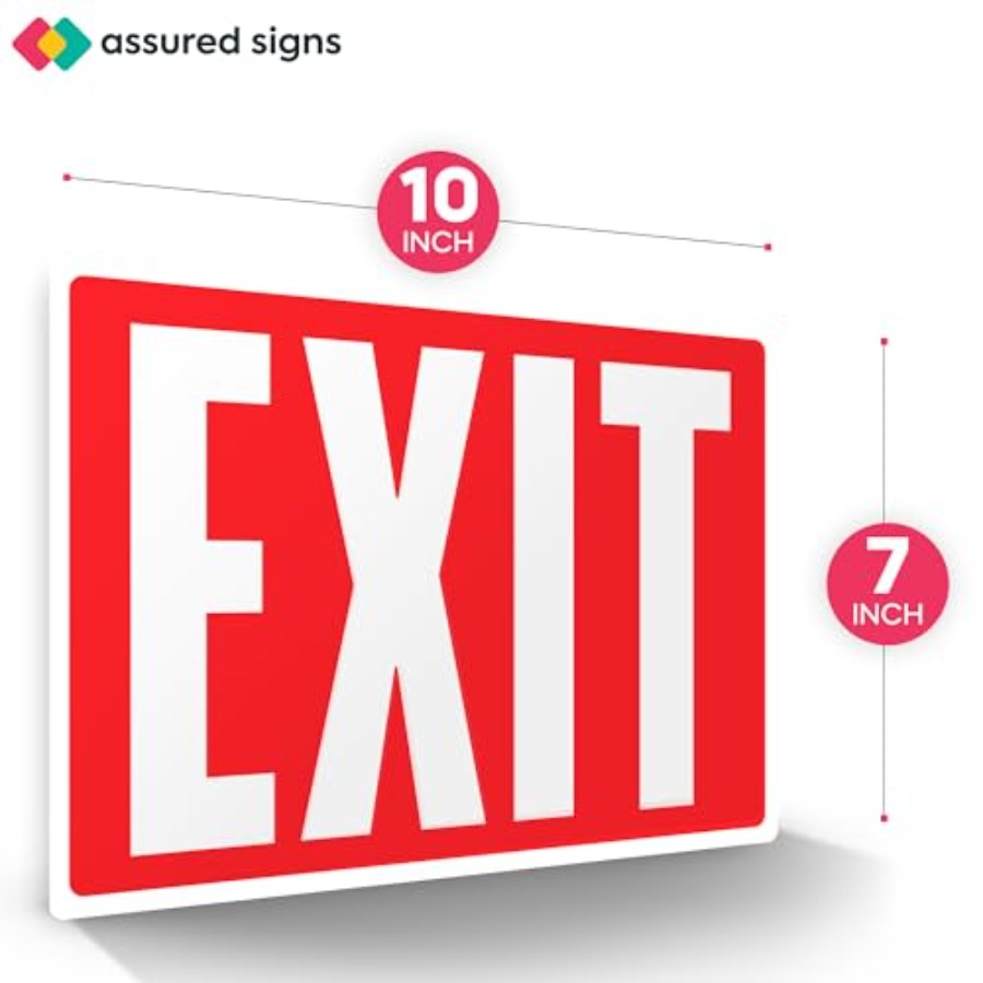 Наклейки-указатели выхода, све – обзор и цена Emergency Exit Sign
