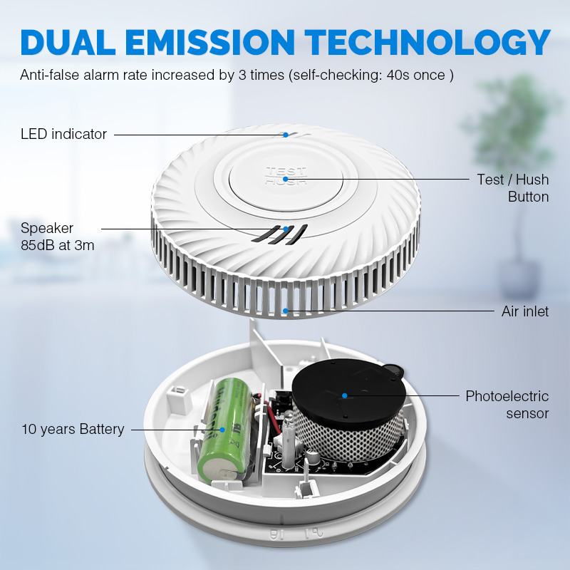 Умный беспроводной Wi-Fi детек – обзор и цена Smoke Detector Interconnected