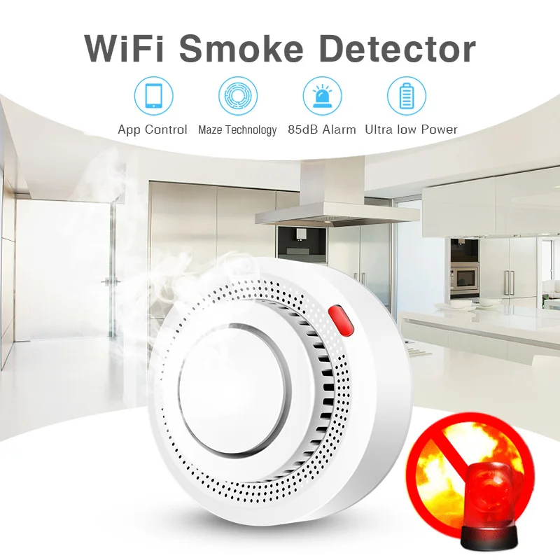 Комплект из 2 умных Wi-Fi датч – обзор и цена Smoke Detector Interconnected