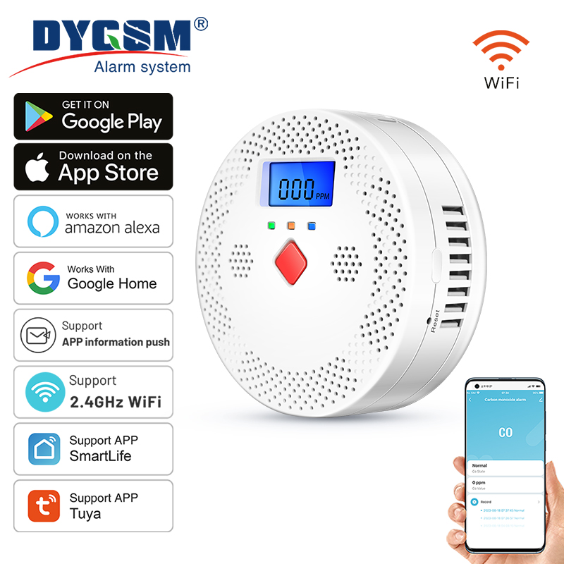 Tuya WiFi умный детектор угарн – обзор и цена Co Detector Plug