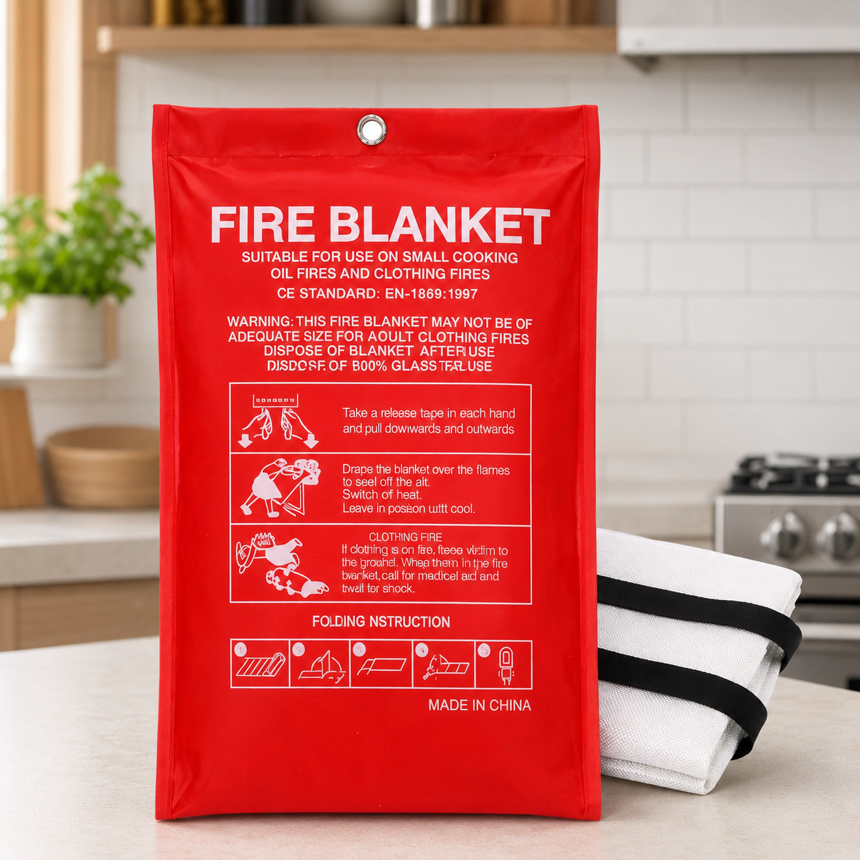 Огнезащитное одеяло / Аварийно – обзор и цена Fire Blanket Kitchen