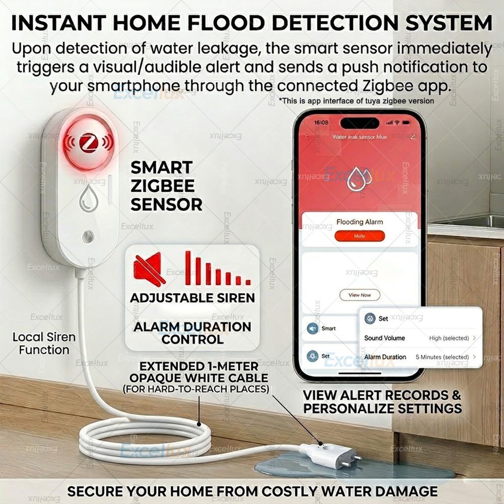 Умный датчик протечки воды Zig – обзор и цена Water Alarm Sensor