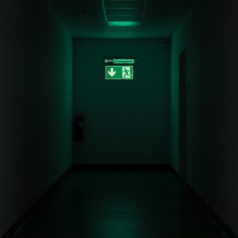 1 лист светящейся в темноте на – обзор и цена Emergency Exit Sign