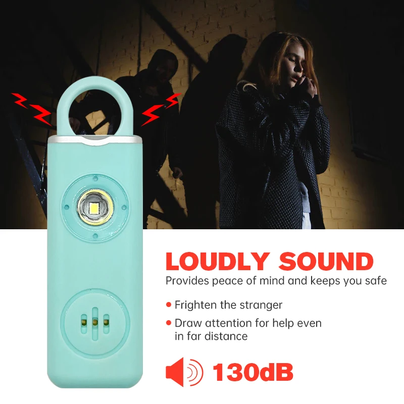 Перезаряжаемая персональная си – обзор и цена Personal Alarm Keychain
