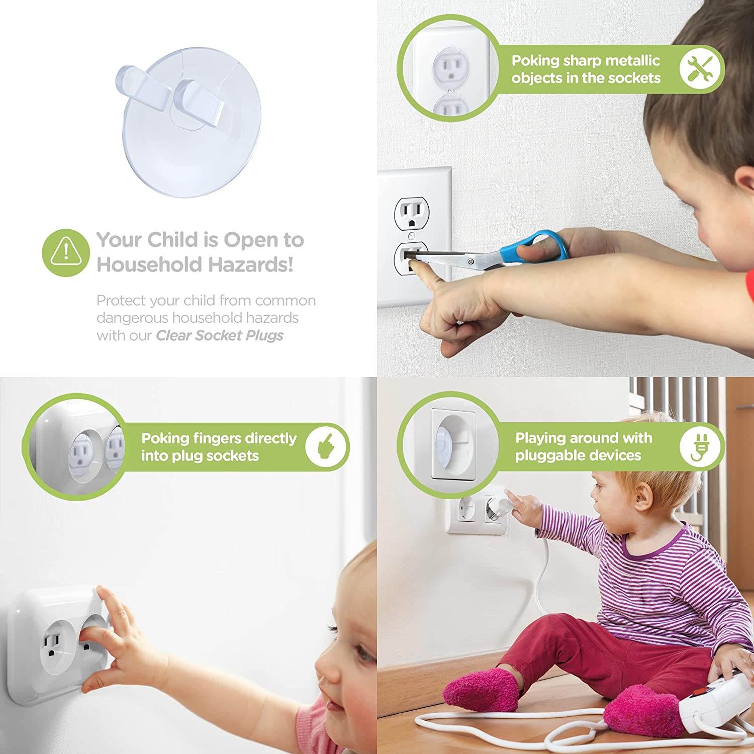 10 шт. защитных заглушек для р – обзор и цена Outlet Cover Baby