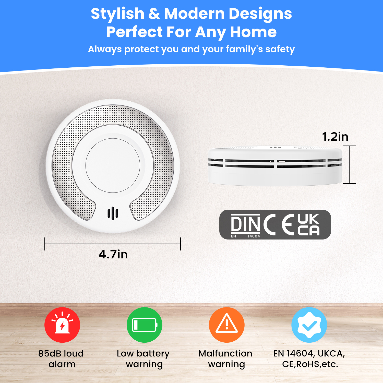 Автономная сигнализация дыма,  – обзор и цена Smoke Detector Interconnected
