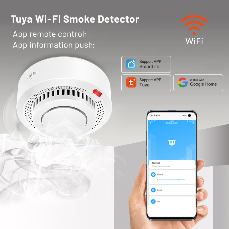 Комплект из 6 умных датчиков д – обзор и цена Smoke Detector Interconnected